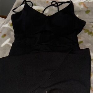 Emerald Sundae Black Mini Dress